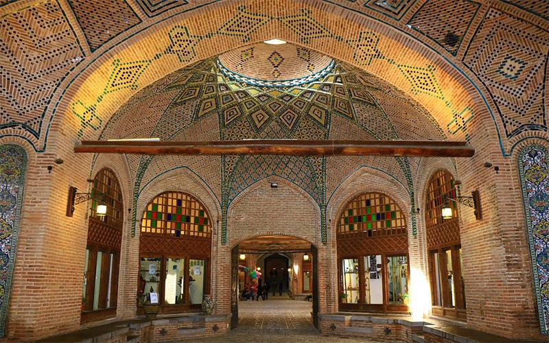 بازار قزوین یکی از بازارهای هزار ساله ایران، عکس