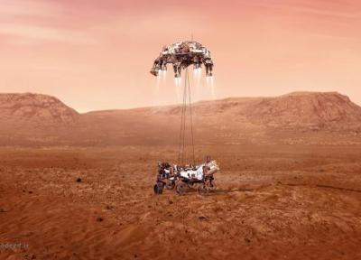 فرود مریخ نورد استقامت بعد از هفت دقیقه وحشت